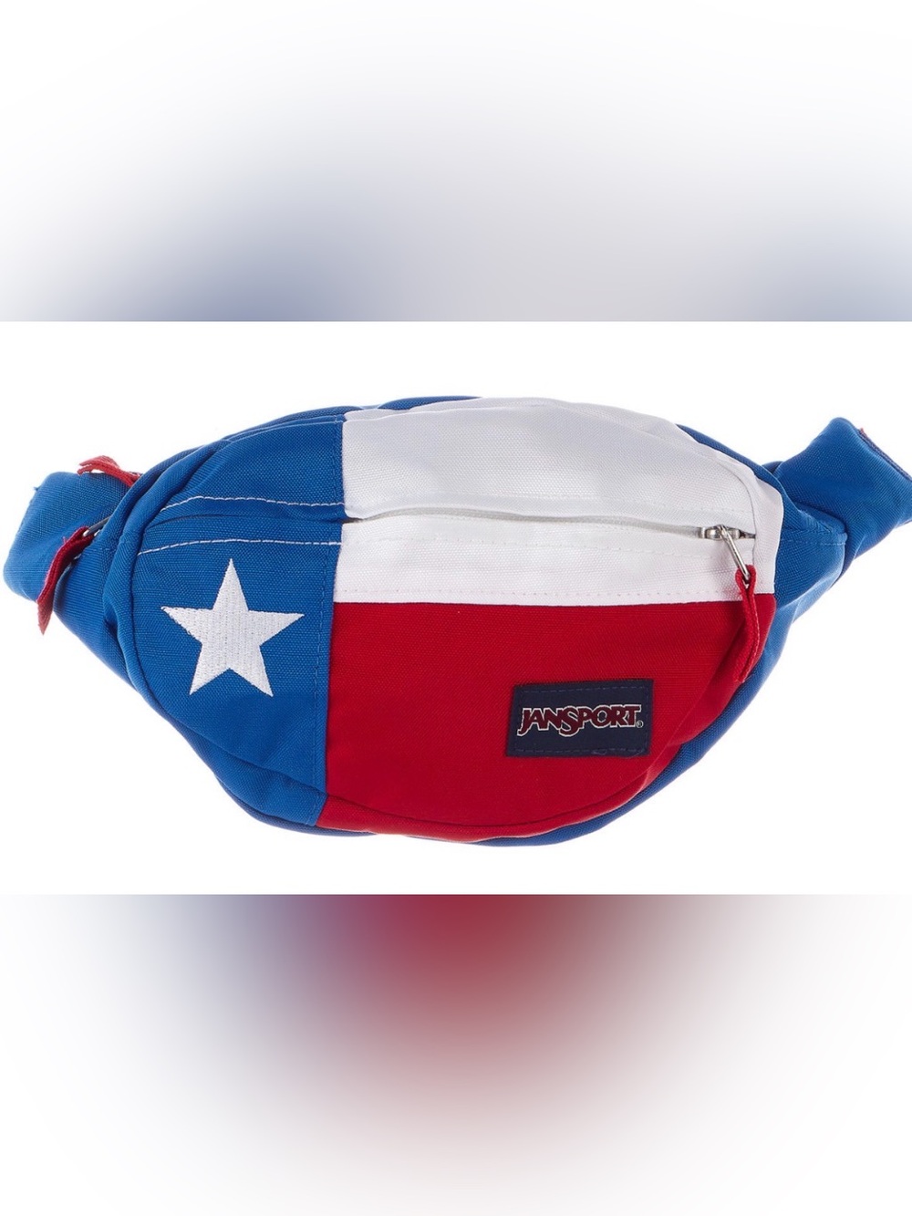 New Texas Jansport Red White and Blue Star Waist Pack